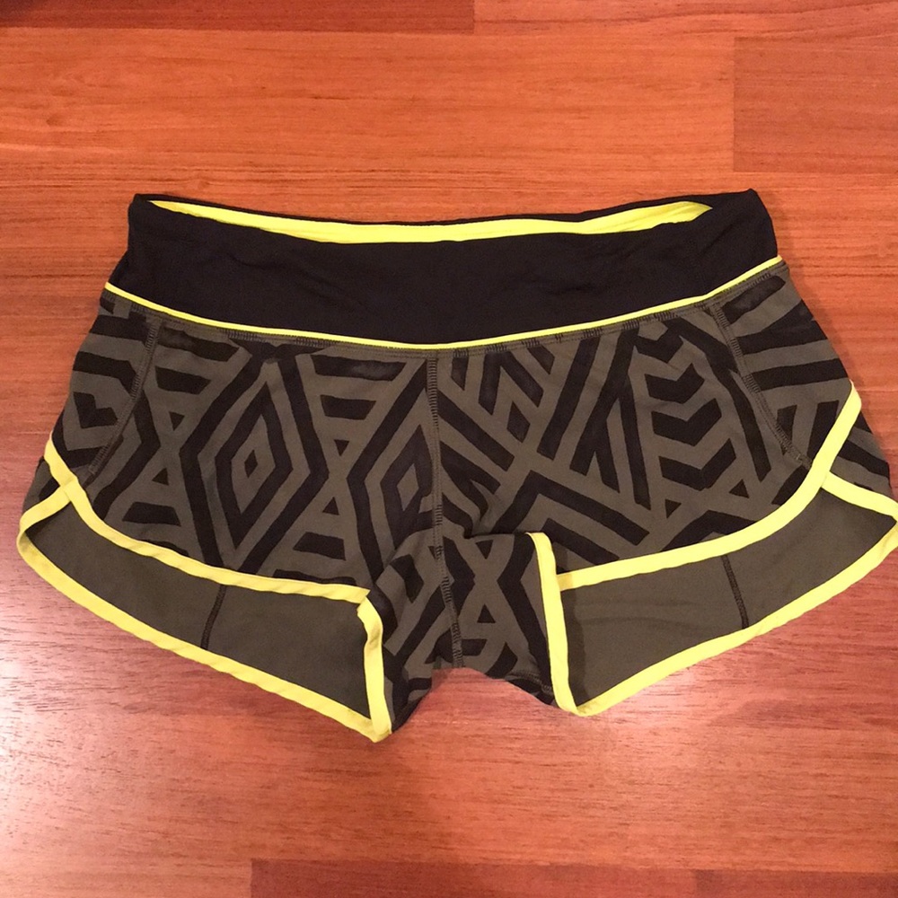 Lululemon speed up shorts size 6
